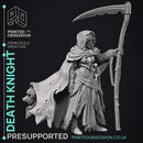Death Knight - Undead NPC -  PRESUPPORTED - Illustrated and Stats - 32mm scale