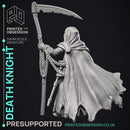 Death Knight - Undead NPC -  PRESUPPORTED - Illustrated and Stats - 32mm scale