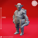 Deep Gnome Miner - Tabletop Miniature (Pre-Supported)