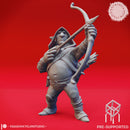 Deep Gnome Archer - Tabletop Miniature (Pre-Supported)