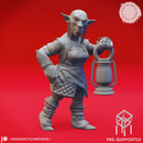 Deep Gnome Lantern - Tabletop Miniature (Pre-Supported)