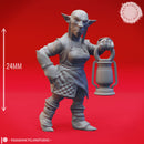 Deep Gnome Lantern - Tabletop Miniature (Pre-Supported)