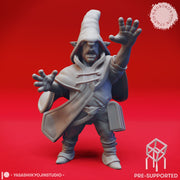 Deep Gnome Spellcaster - Tabletop Miniature (Pre-Supported) - Only-Games