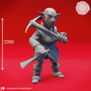 Deep Gnome Pick Axe - Tabletop Miniature (Pre-Supported)