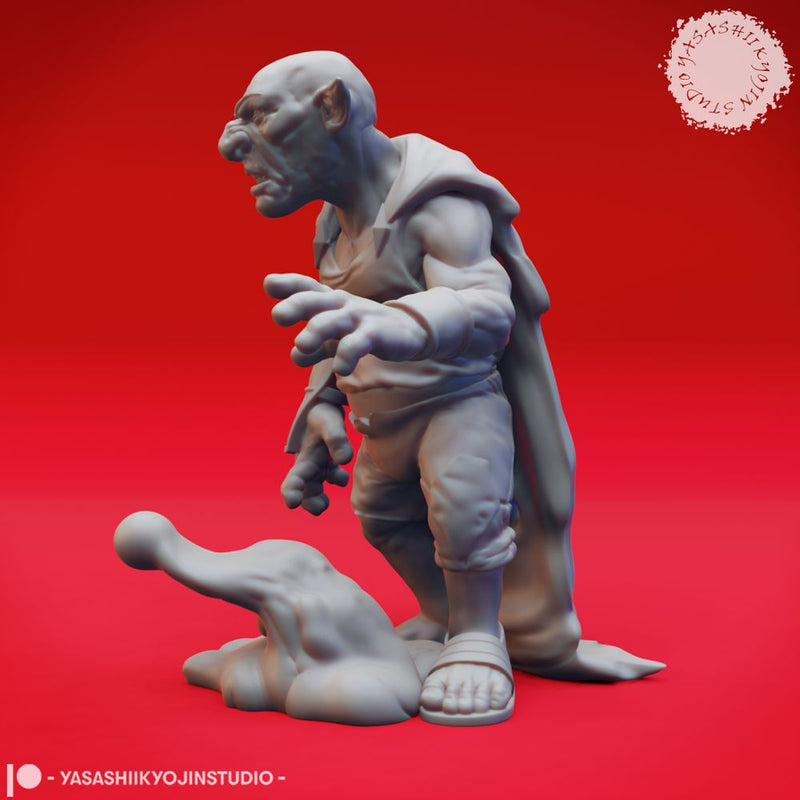 Deep Gnome - Pudding King - Tabletop Miniature (Pre-Supported) - Only-Games
