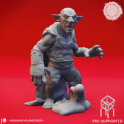 Deep Gnome - Pudding King - Tabletop Miniature (Pre-Supported) - Only-Games