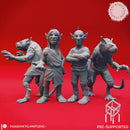 Deep Gnome Twins - Topsy and Turvy - Tabletop Miniatures (Pre-Supported)