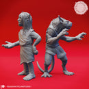 Deep Gnome Twins - Topsy and Turvy - Tabletop Miniatures (Pre-Supported)