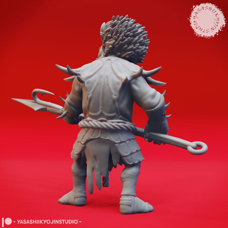 Derro - Shortspear - Tabletop Miniature (Pre-Supported) - Only-Games