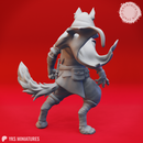Dingo-folk Hunter - Tabletop Miniatures (Pre-Supported)