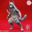 Dingo-folk Hunter - Tabletop Miniatures (Pre-Supported)