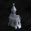Church of the Village - Fantasy Village Centerpiece STL for DnD & Wargaming