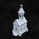 Church of the Village - Fantasy Village Centerpiece STL for DnD & Wargaming