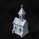 Church of the Village - Fantasy Village Centerpiece STL for DnD & Wargaming