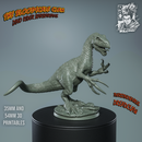 Rodica And Dreadclaw - Female Barbarian riding on therizinosaurus - STL only - Only-Games