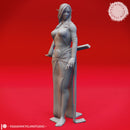 Drow Priestess - Tabletop Miniature (Pre-Supported)