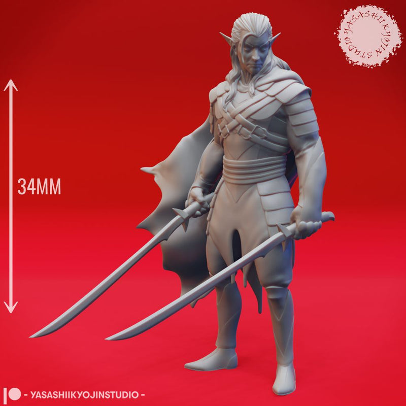Drow Ranger  - Tabletop Miniature (Pre-Supported) - Only-Games