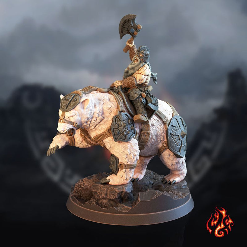 Dwarf Berserker Bear Rider