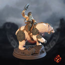Dwarf Berserker Bear Rider