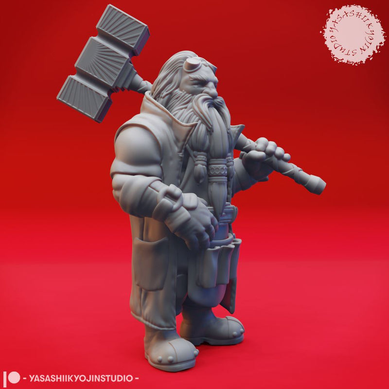 Nundro Rockseeker - Tabletop Miniature (Pre-Supported) - Only-Games