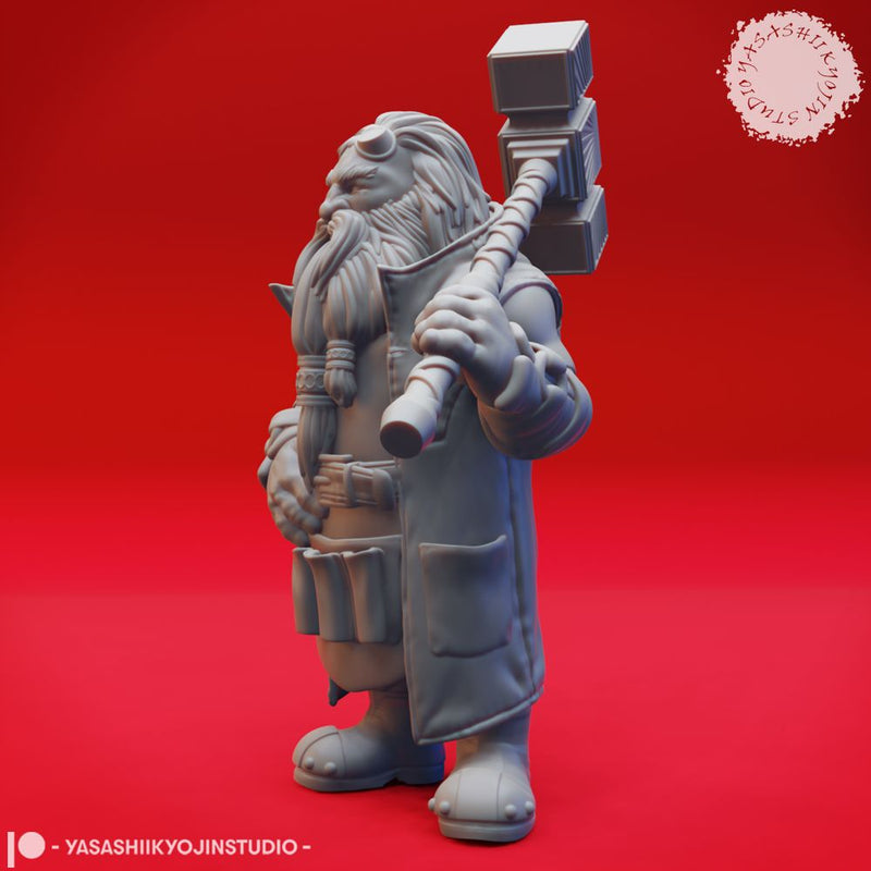Nundro Rockseeker - Tabletop Miniature (Pre-Supported) - Only-Games