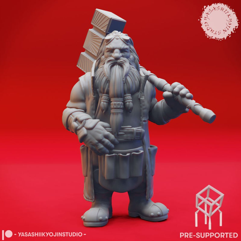 Nundro Rockseeker - Tabletop Miniature (Pre-Supported) - Only-Games