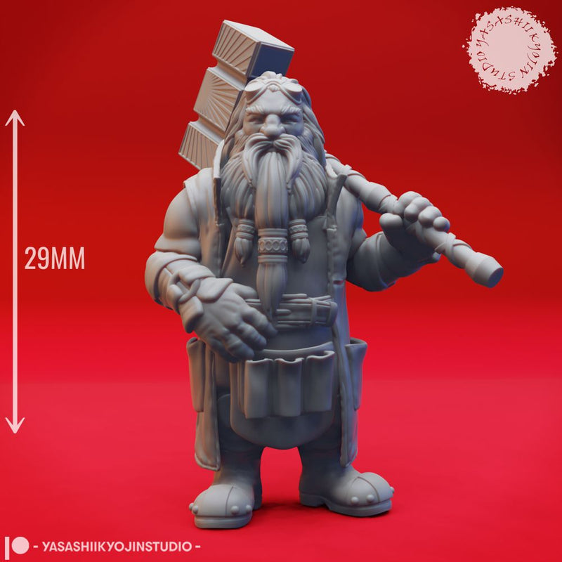 Nundro Rockseeker - Tabletop Miniature (Pre-Supported) - Only-Games