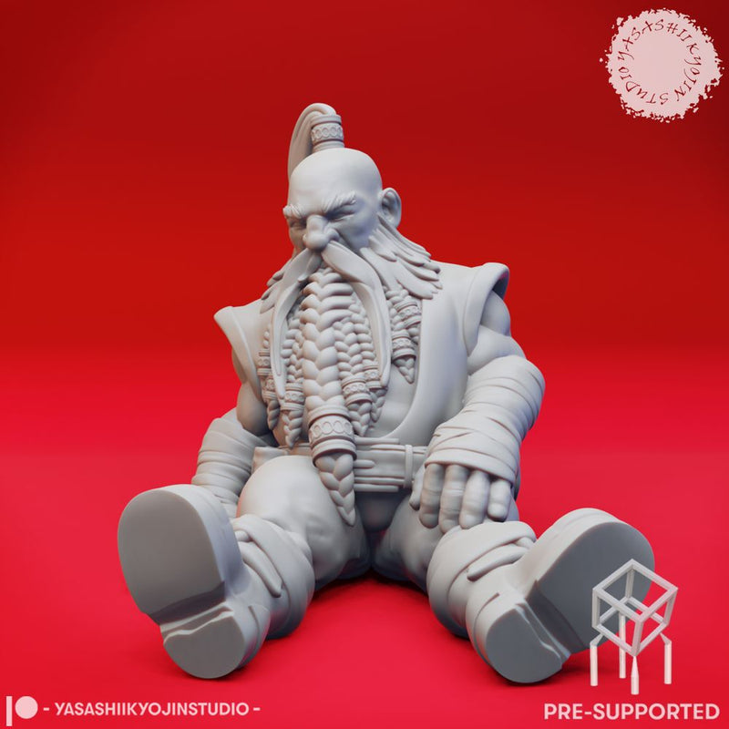Tharden Rockseeker - Tabletop Miniatures (Pre-Supported) - Only-Games