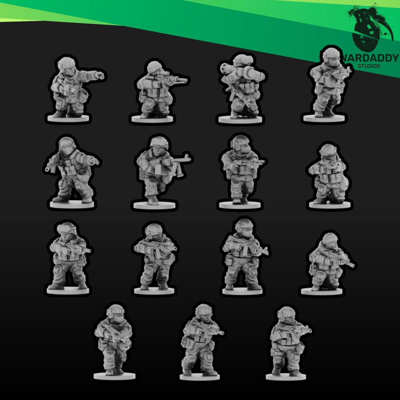 Modern Eastern Infantry AFU Squad 2 (15mm)