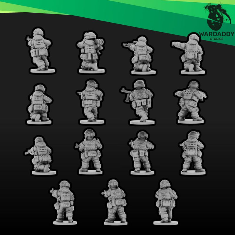 Modern Eastern Infantry AFU Squad 2 (15mm)