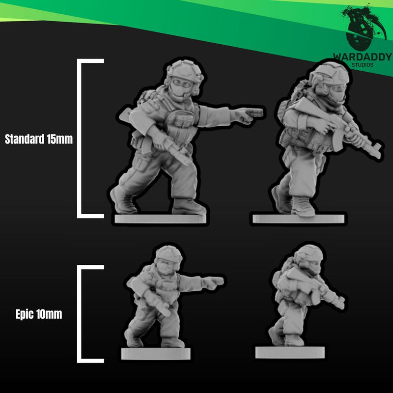 NEW Modern Ukrainian Rifle Squad 1 (15mm+)