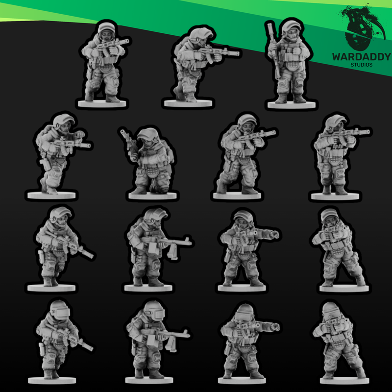Modern Eastern Operators Squad 1 (15mm-28mm)