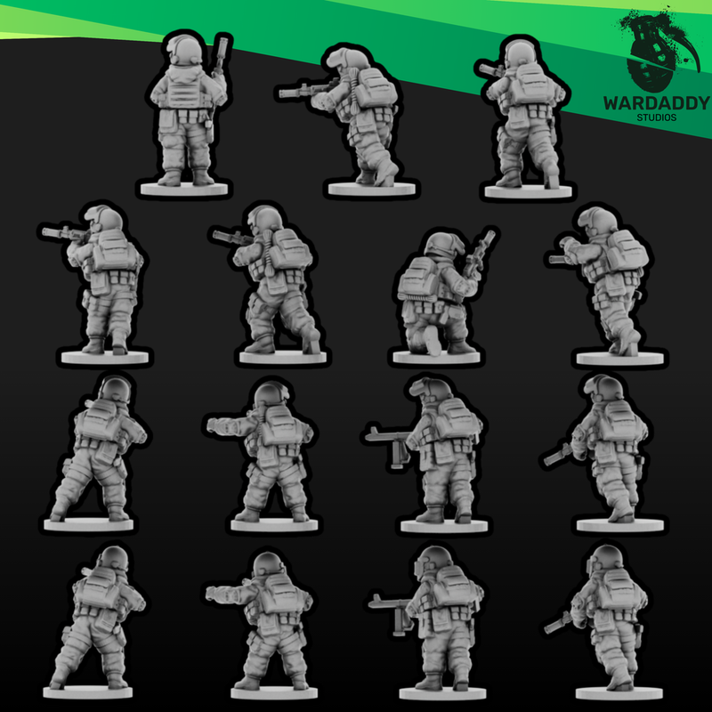 Modern Eastern Operators Squad 1 (15mm-28mm)