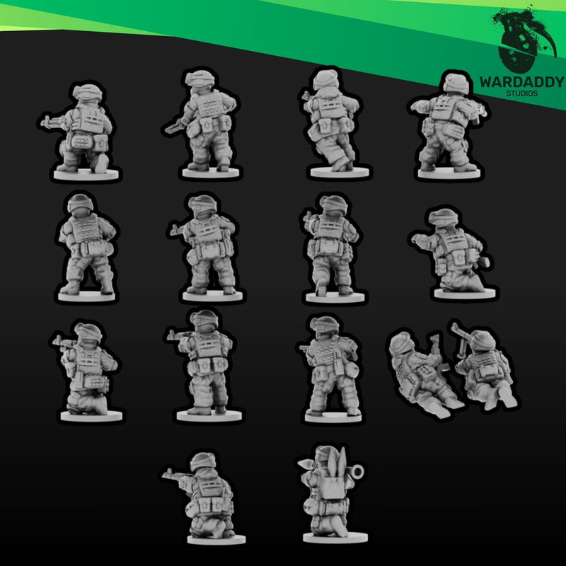 Modern Eastern Infantry RU Squad 2 (15mm)