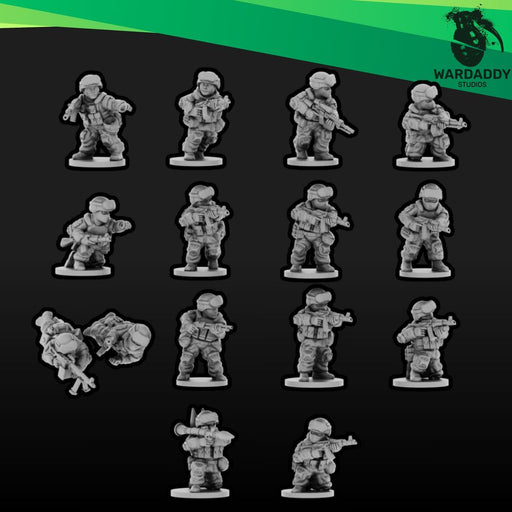 Modern Eastern Infantry RU Squad 2 (15mm) - Only-Games