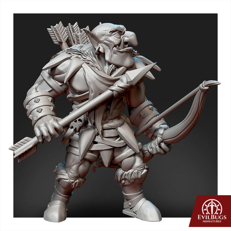 Bonecrusher Tribe Warriors  ( 23 miniatures )  28mm/32mm/54mm - Only-Games