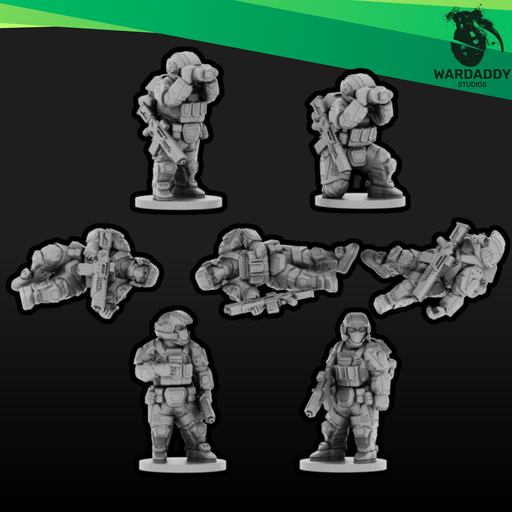 Sci-Fi Expeditionary Drop Troops- Extras (15mm+) - Only-Games