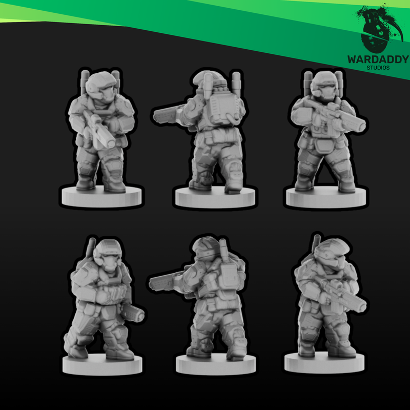Sci-Fi Expeditionary Drop Troops (10mm EPIC)