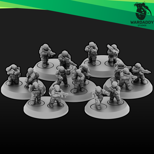 Sci-Fi Expeditionary Raider Platoon (10mm EPIC) - Only-Games