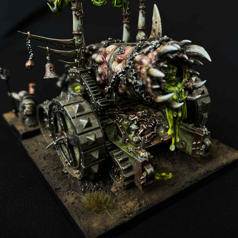 Evil Dwarf Filth Maw Hellfire Cannon 28mm