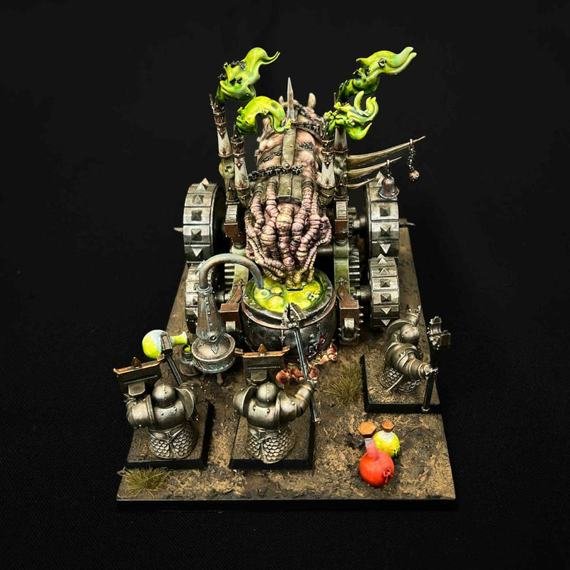 Evil Dwarf Filth Maw Hellfire Cannon 28mm