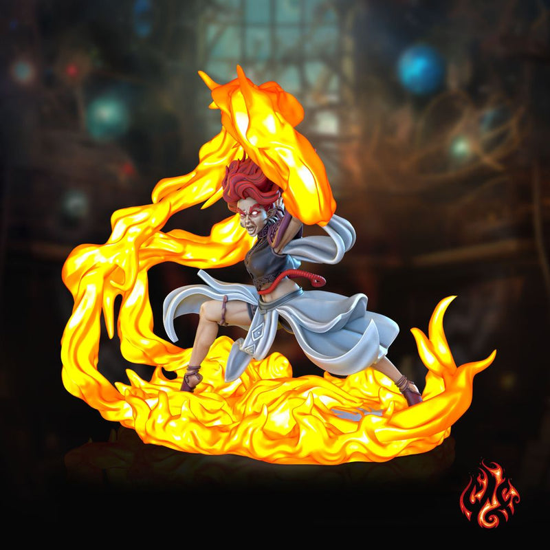Fire Genasi Sorceress