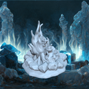 Barbarian Flame Pit - Stylized Fire STL, DnD & Wargaming Terrain