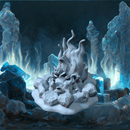Barbarian Flame Pit - Stylized Fire STL, DnD & Wargaming Terrain