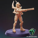 Galaxy Elves - Female Soldier Pose 1 - Only-Games
