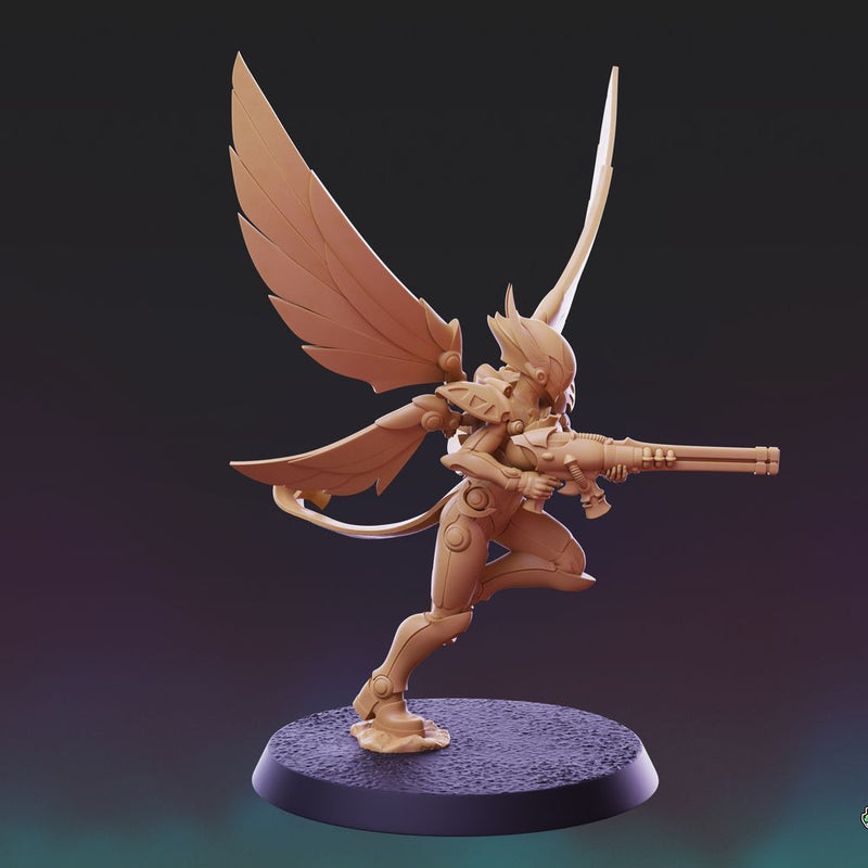 Galaxy Elves - Female Vengeful Wasps Pose 1 - Only-Games