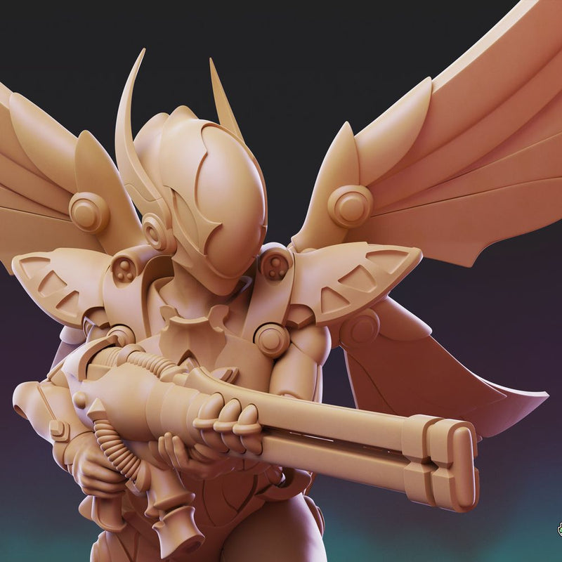 Galaxy Elves - Female Vengeful Wasps Pose 1 - Only-Games