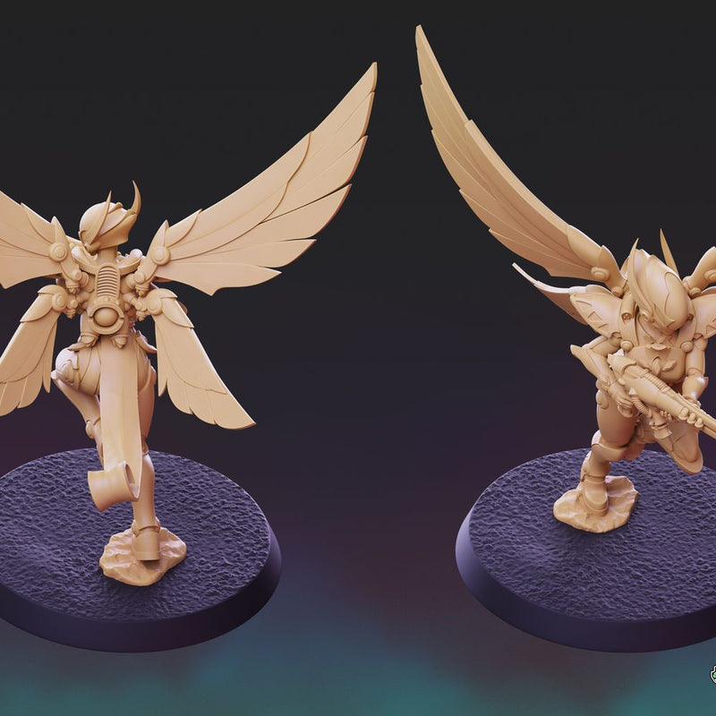 Galaxy Elves - Female Vengeful Wasps Pose 1 - Only-Games