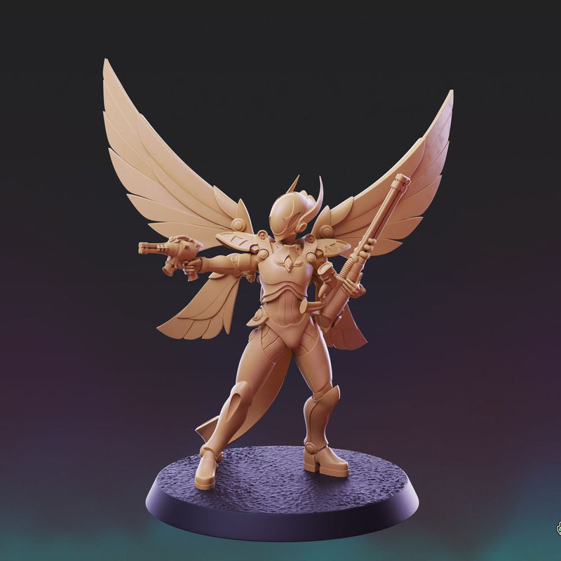 Galaxy Elves - Male Vengeful Wasps - Pose 1 - Only-Games