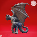 Perched Gargoyle - Inactive - Tabletop Miniature (Pre-Supported)
